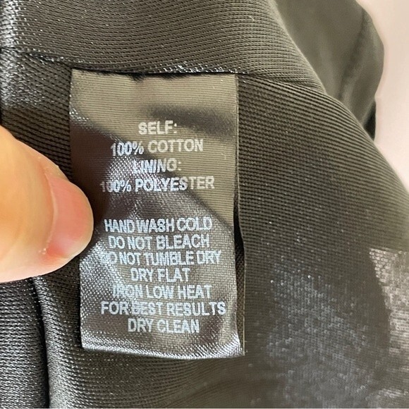 Lulu's Black Dress with White Embroidery No One Quite Like You - Picture 4 of 10